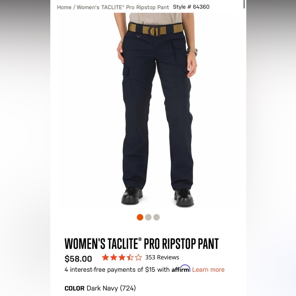 LIKE NEW 5.11 Women’s Taclite Pro Ripstop Pants